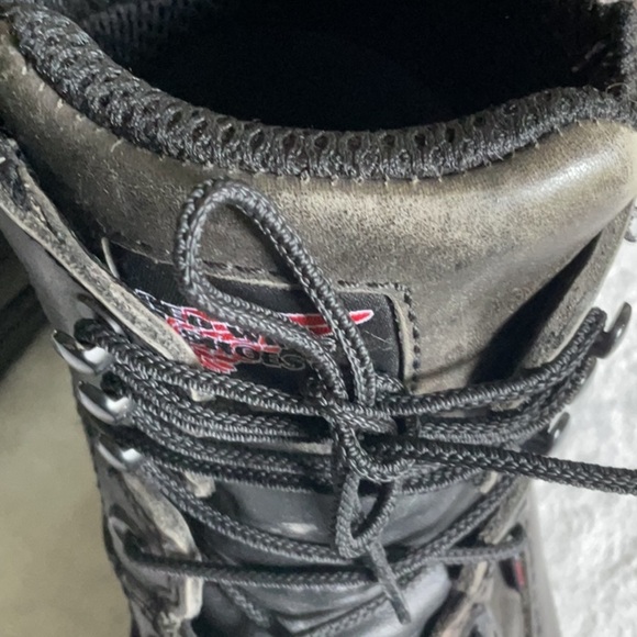 Red wings black work boots steel toe - Picture 8 of 9